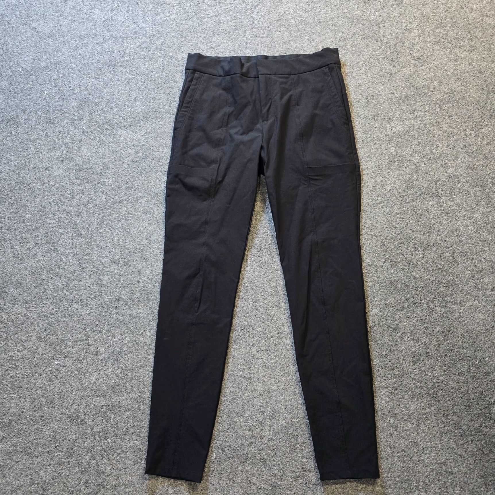 Athleta Athleta Pants Womens Size 4 Black Taper Pockets Stretch Athletic Casual Basic Size 27" / US 4 / IT 40 - 2 Thumbnail