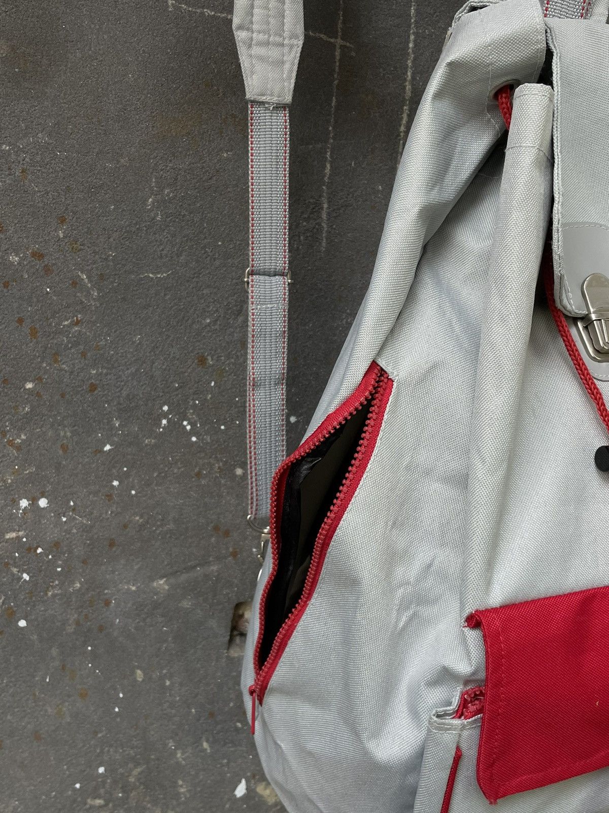 Japanese Brand × Vintage Toyota 70’s Archive Vintage Backpack Parachute Y2K Racing Size ONE SIZE - 14 Thumbnail