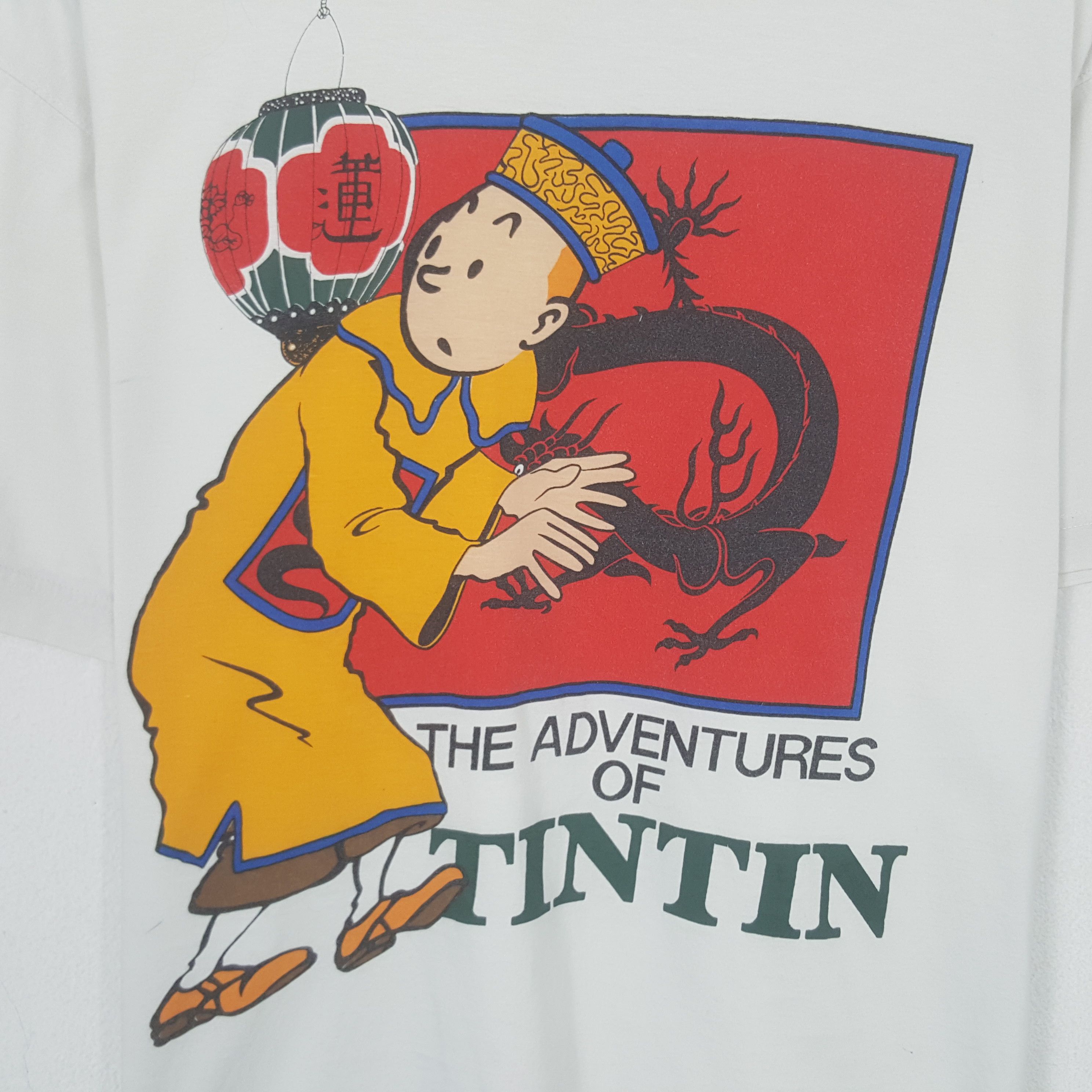 Chocolate Vintage The Adventures Of Tintin Tshirt Size US L / EU 52-54 / 3 - 2 Thumbnail