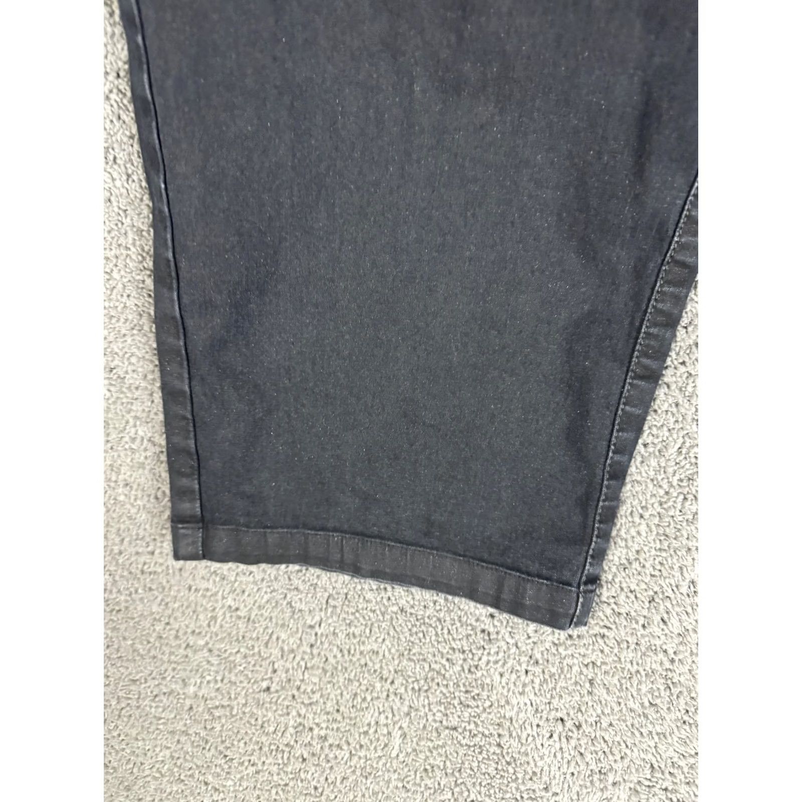 Vintage Lafayette 148 New York Pants Womens 38x25 Gray Stretch Twill Casual Chino Straight Pockets Zipper Fly Waist 36in Inseam 26in Regular Vintage No Size 26" / US 2 / IT 38 - 6 Thumbnail