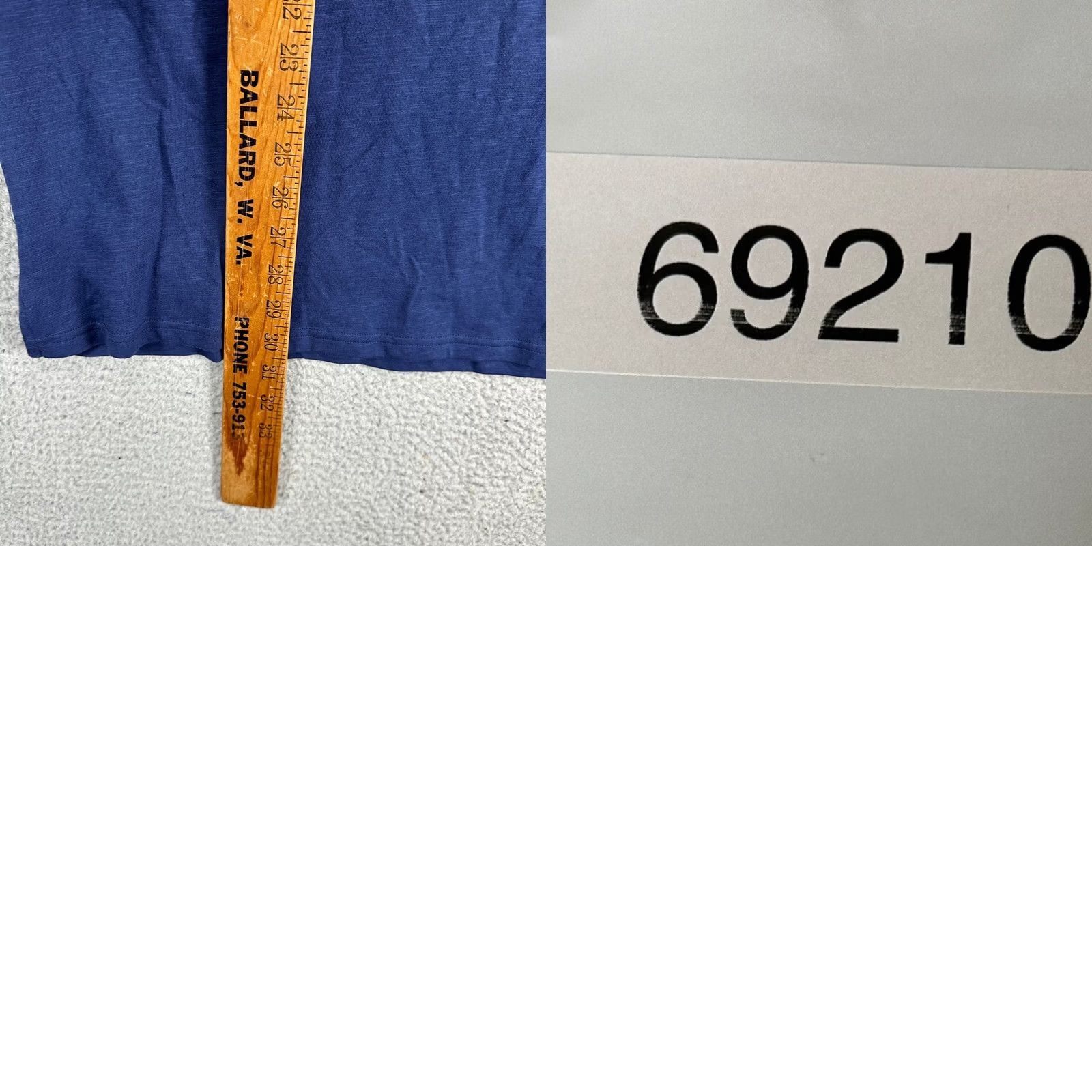 Gap Gap Henley T-Shirt Adult 2XL Medieval Blue 100% Cotton Short Sleeve Tee Mens NEW Size US XXL / EU 58 / 5 - 8 Thumbnail