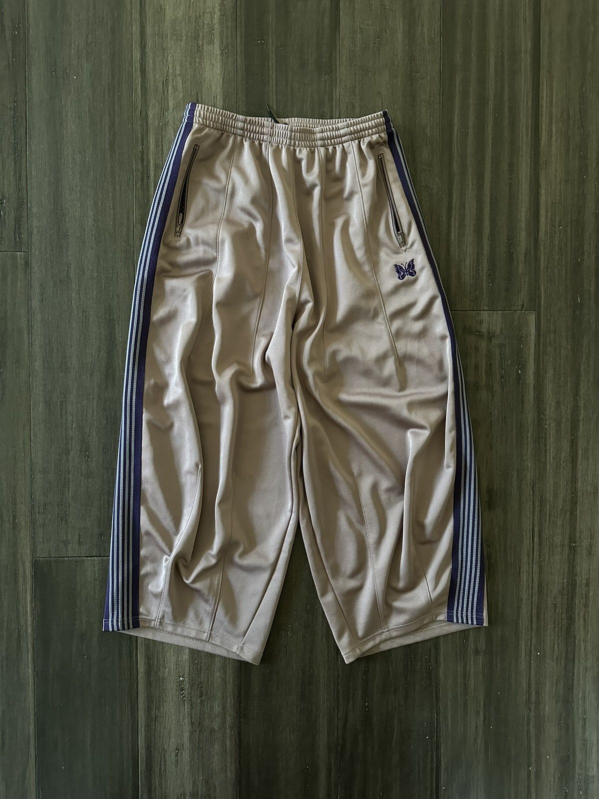 Needles H.D. Track Pants Taupe Small | Grailed