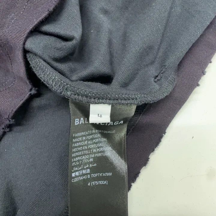 Balenciaga Balenciaga Solid Color Loose Fit T-Shirt 0079-2507 Size US S / EU 44-46 / 1 - 6 Thumbnail