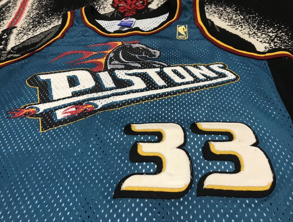 Other 90s Detroit Pistons Grant Hill Authentic NBA Jersey Champion Size US M / EU 48-50 / 2 - 3 Thumbnail