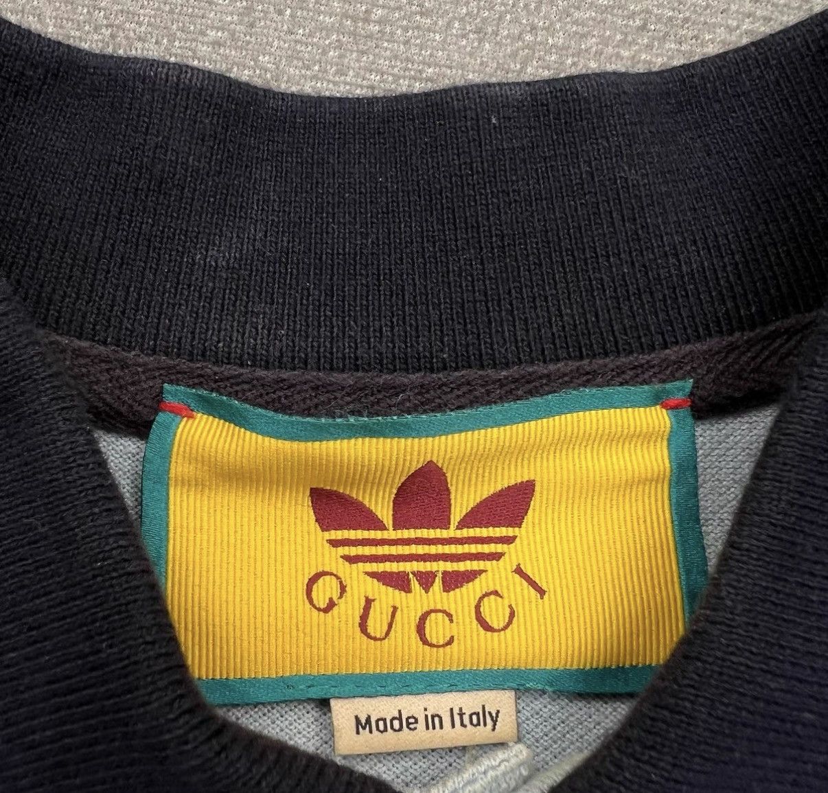 Gucci Gucci x Adidas Originals Embroidered Logo Polo Shirt Size US XXL / EU 58 / 5 - 4 Thumbnail