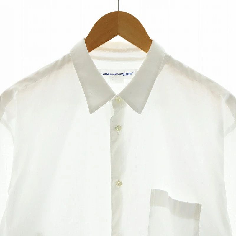 Comme des Garcons SHIRT Shirt Cotton poplin regular collar shirt long sleeves White Size US XL / EU 56 / 4 - 3 Thumbnail