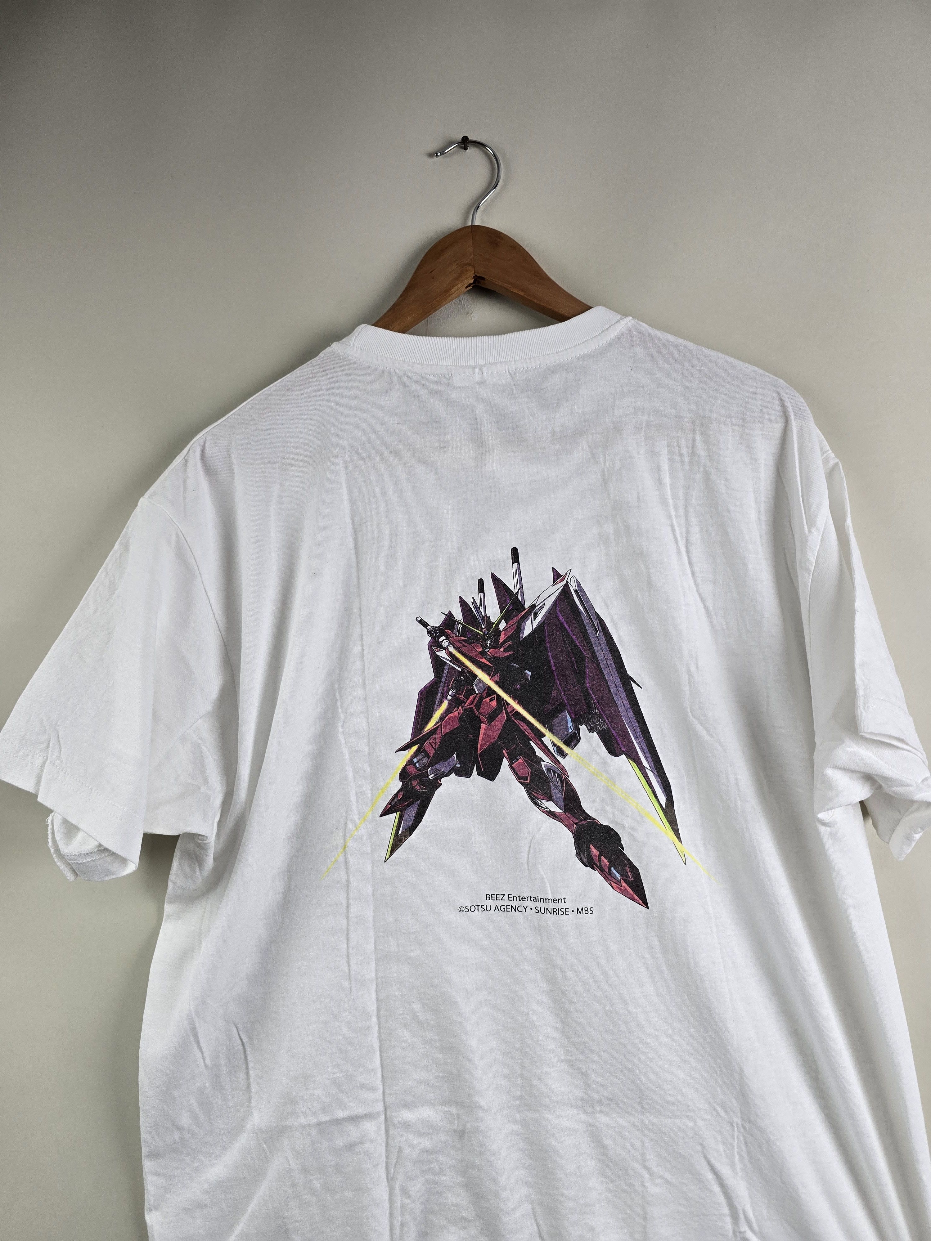 Anime × Vintage 2000 Mobile Suit Gundam Seed Anime Tee XL 22.5" 27.5" Size US XL / EU 56 / 4 - 5 Thumbnail