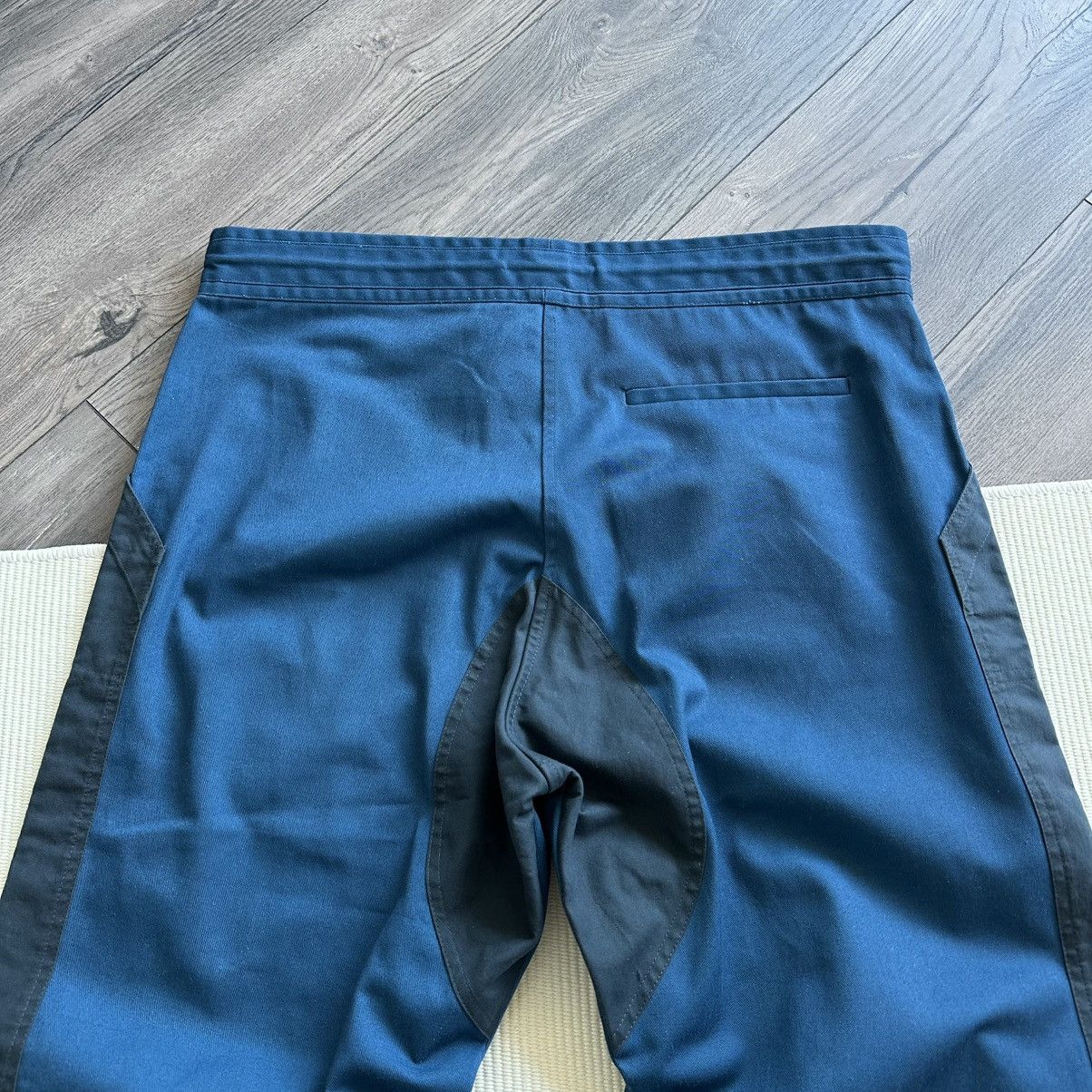 Nicholas Daley NICHOLAS DALEY Two-Tone Waxed Cotton Pullcord Trousers Size US 30 / EU 46 - 10 Thumbnail