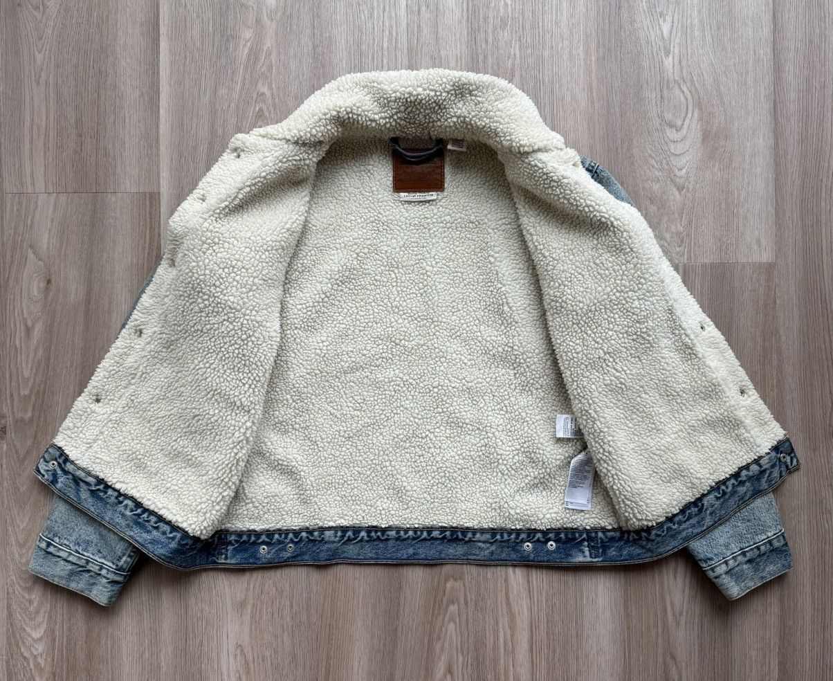 Levi's Vintage Levis Sherpa Denim Jacket Size M / US 6-8 / IT 42-44 - 6 Thumbnail