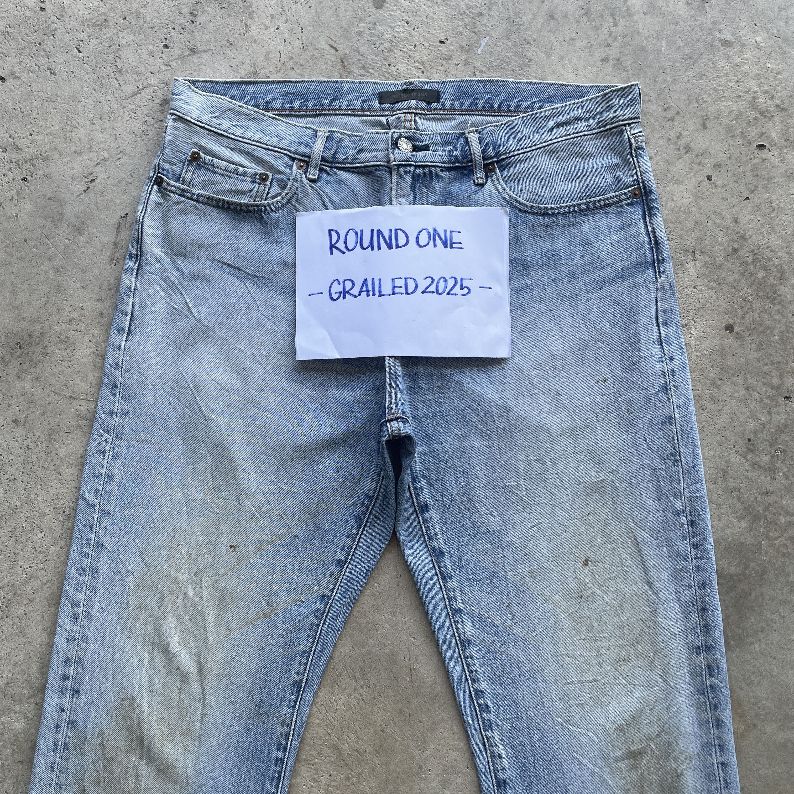 Japanese Brand VINTAGE JAPANESE WASH JEANS FADED DENIM PANTS W36x27 Size US 36 / EU 52 - 3 Thumbnail