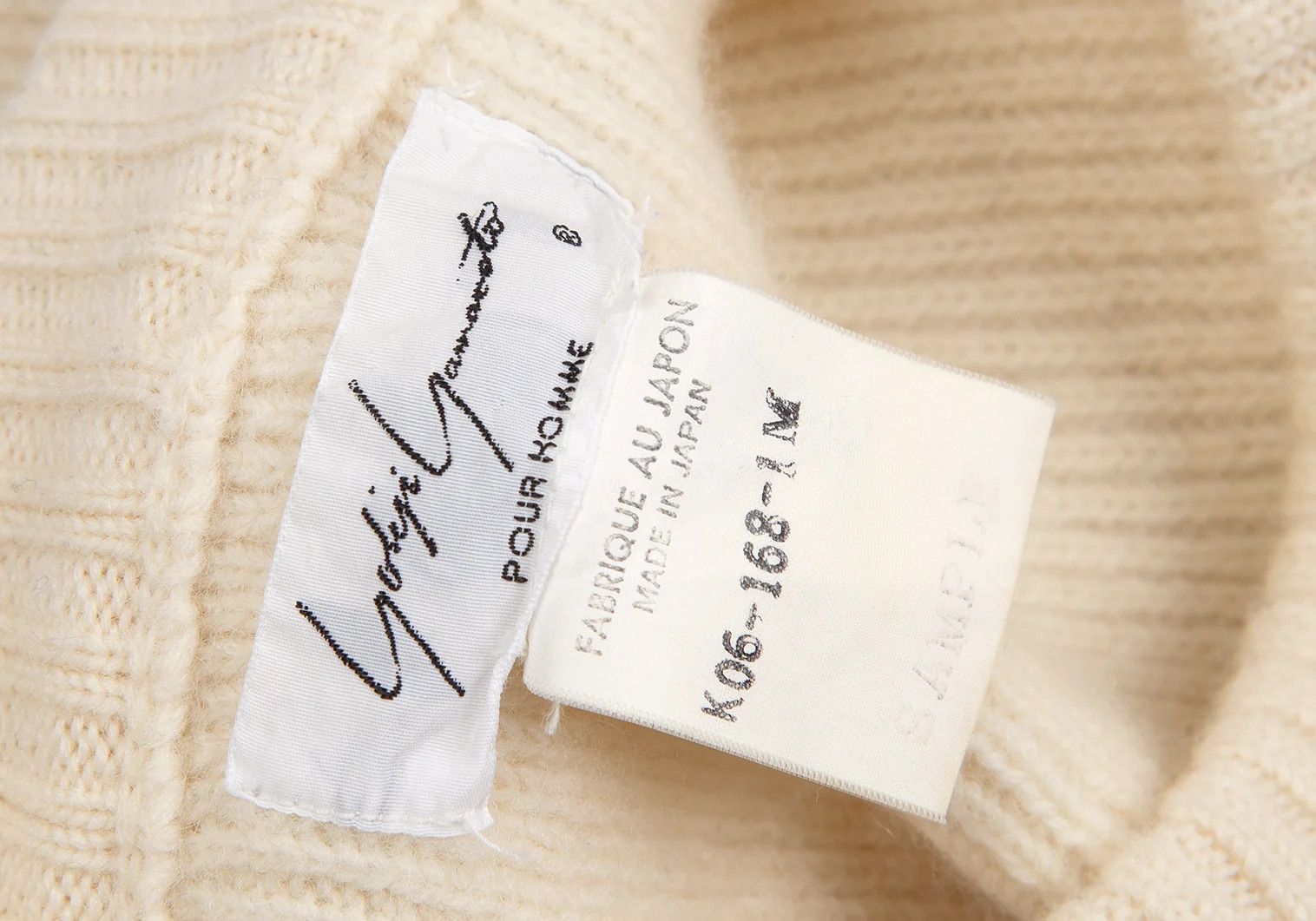 Yohji Yamamoto Yohji Yamamoto Bi-Color Crew Neck Sweater Size US M / EU 48-50 / 2 - 11 Thumbnail