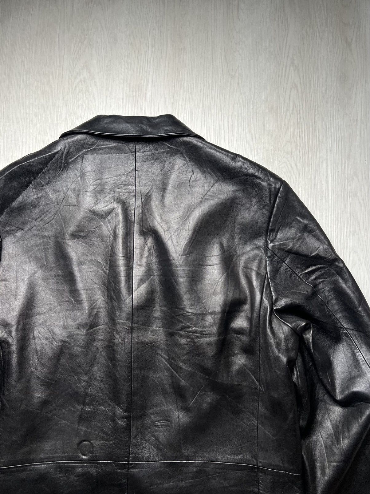 Loewe Vintage Loewe Leather Blazer Jacket Size US L / EU 52-54 / 3 - 4 Thumbnail