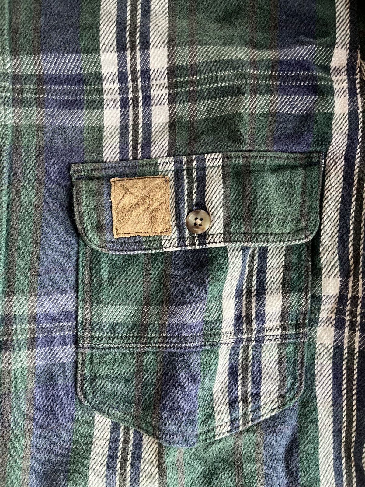 Vintage Vintage 80s Eddie Bauer Plaid Flannel Flap Pocket Lumberjack Size US L / EU 52-54 / 3 - 5 Thumbnail