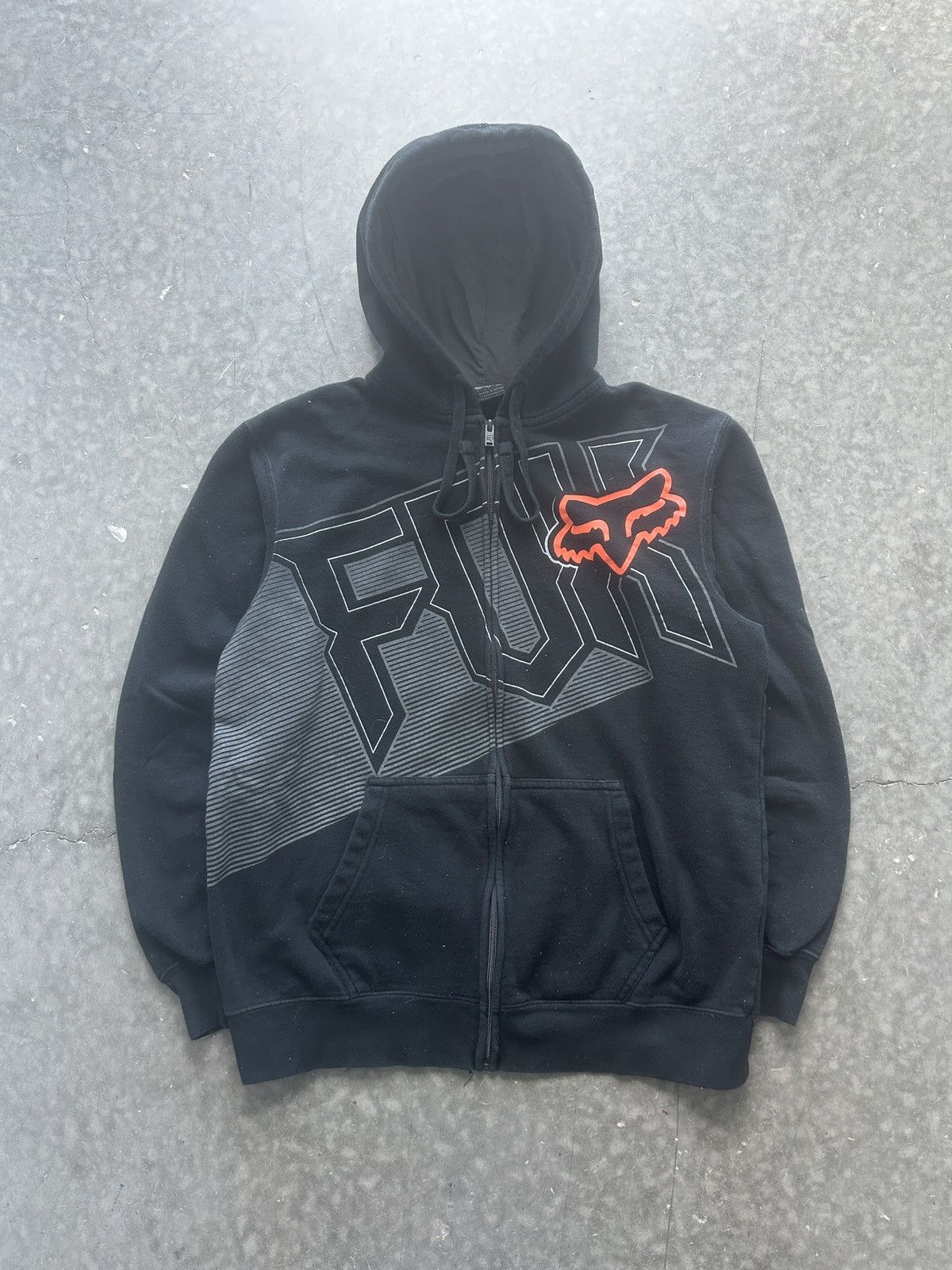 Fox Racing × Streetwear × Vintage Vintage Y2K FOX Racing Zip