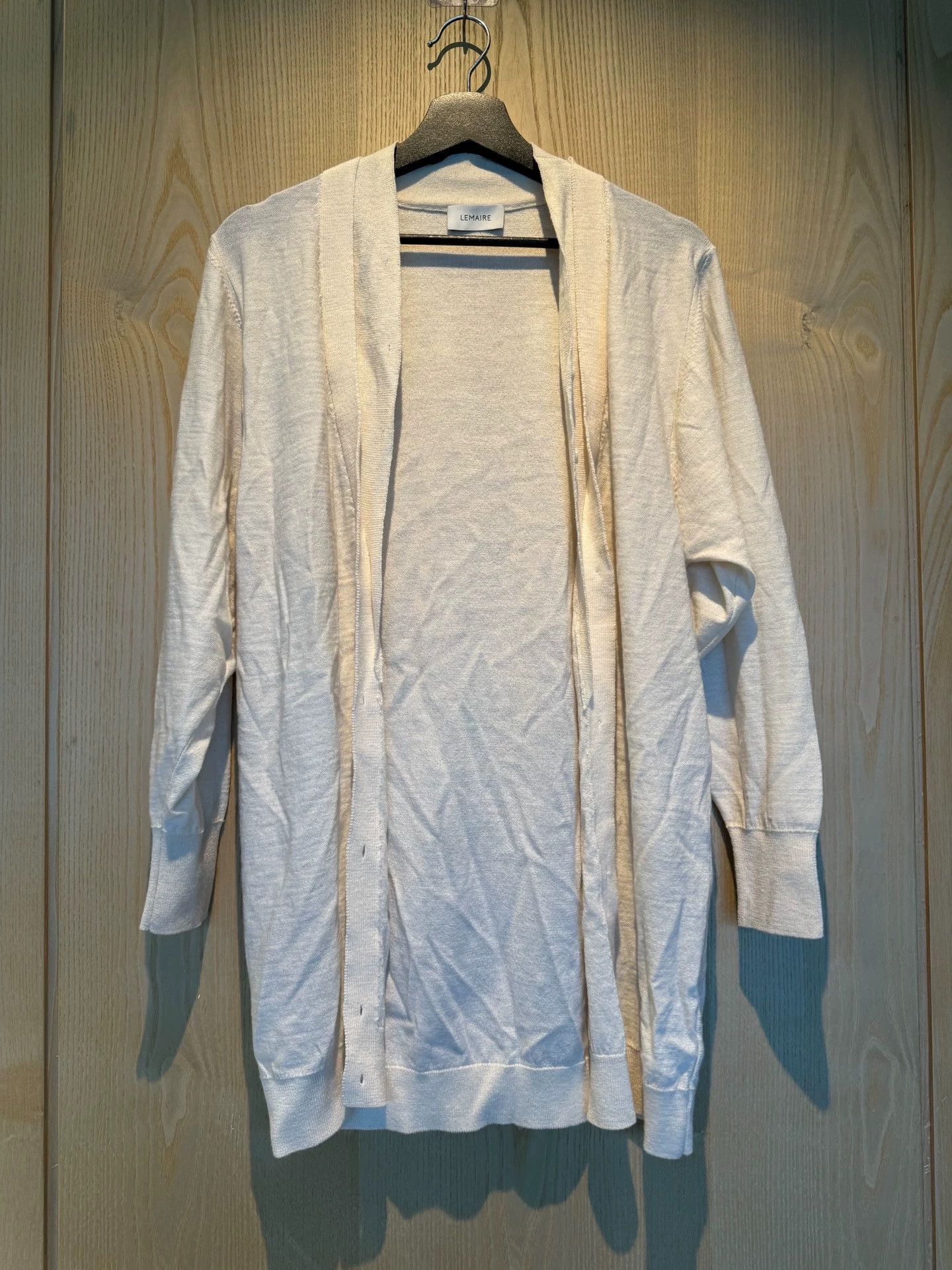 Lemaire Lemaire Off-White 100% Merino Wool Knit Top 165/50 Size S / US 4 / IT 40 - 2 Thumbnail
