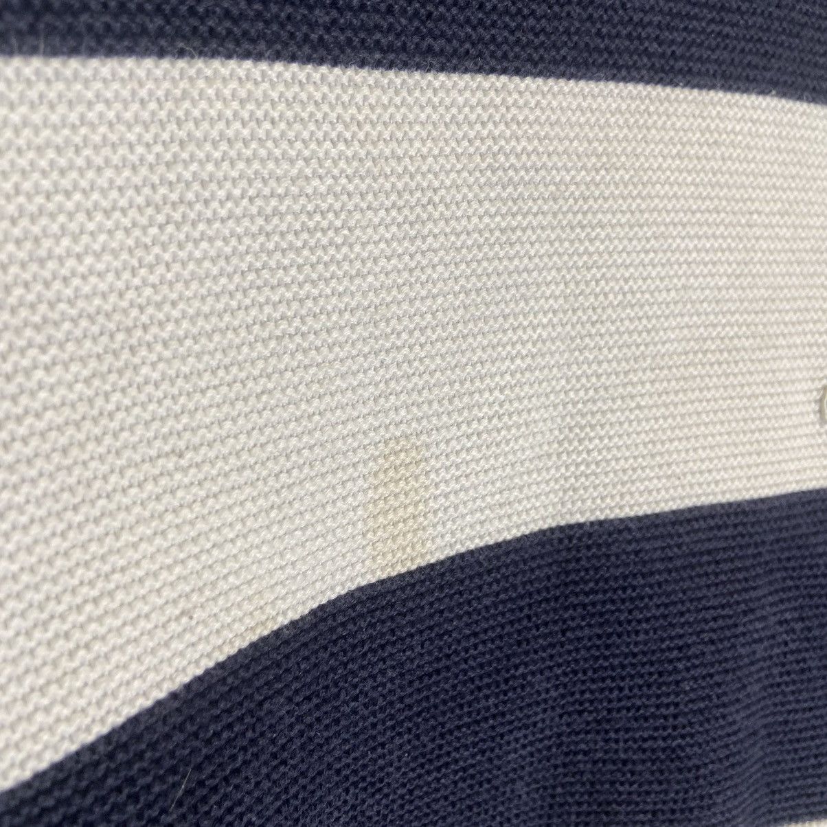Lacoste 🔵 Lacoste Blue Striped Wool Sweater — L/5 Size US L / EU 52-54 / 3 - 3 Thumbnail