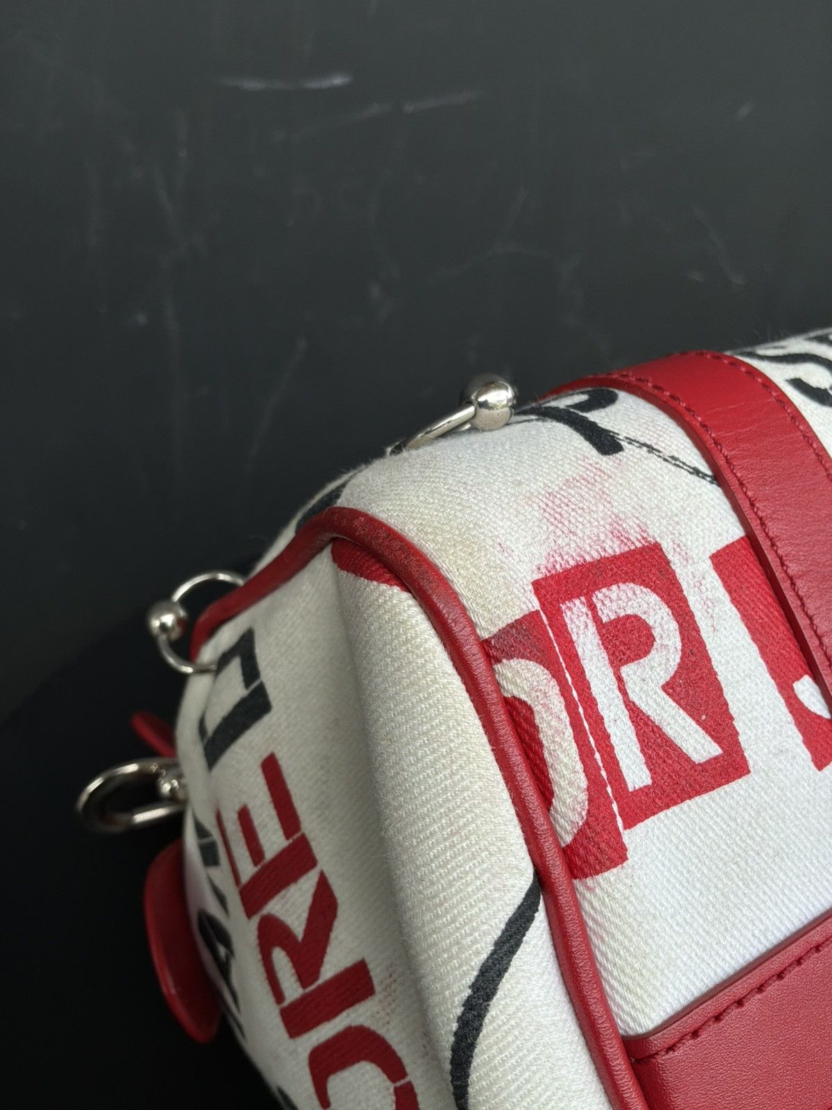 Dior Dior - Galliano Era - Hardcore Poison Pierced Boston Bag Size ONE SIZE - 10 Thumbnail