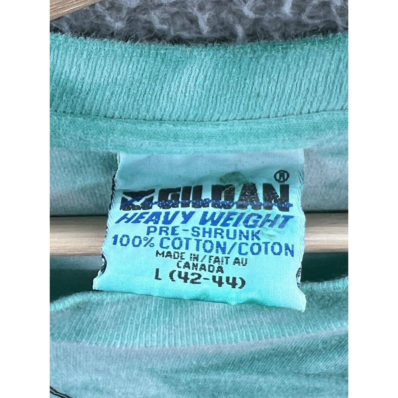 Gildan Gildan Nevada AOP Map Road Green Rue Dye T-shirt Made in USA Size US L / EU 52-54 / 3 - 3 Thumbnail