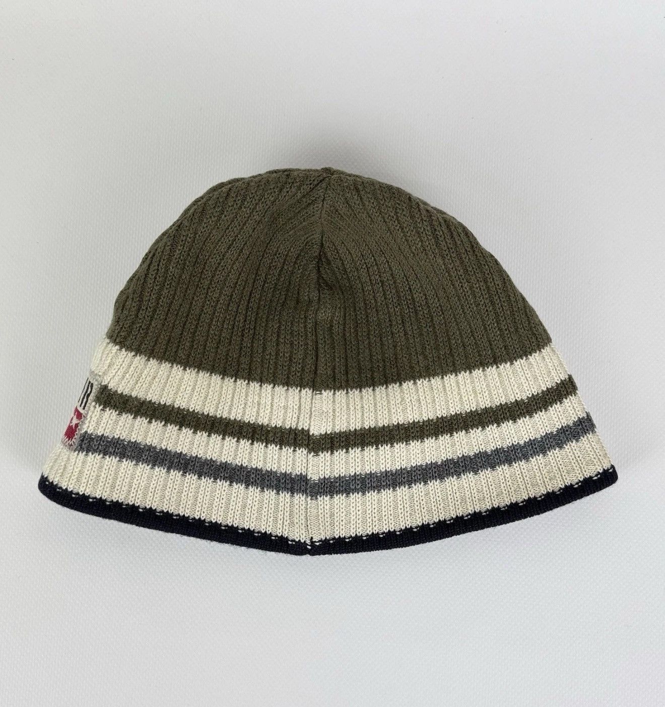 Bogner Bogner Knit Beanie Hat Fleece Inner Khaki Beige Wool Acrylic Size ONE SIZE - 3 Thumbnail
