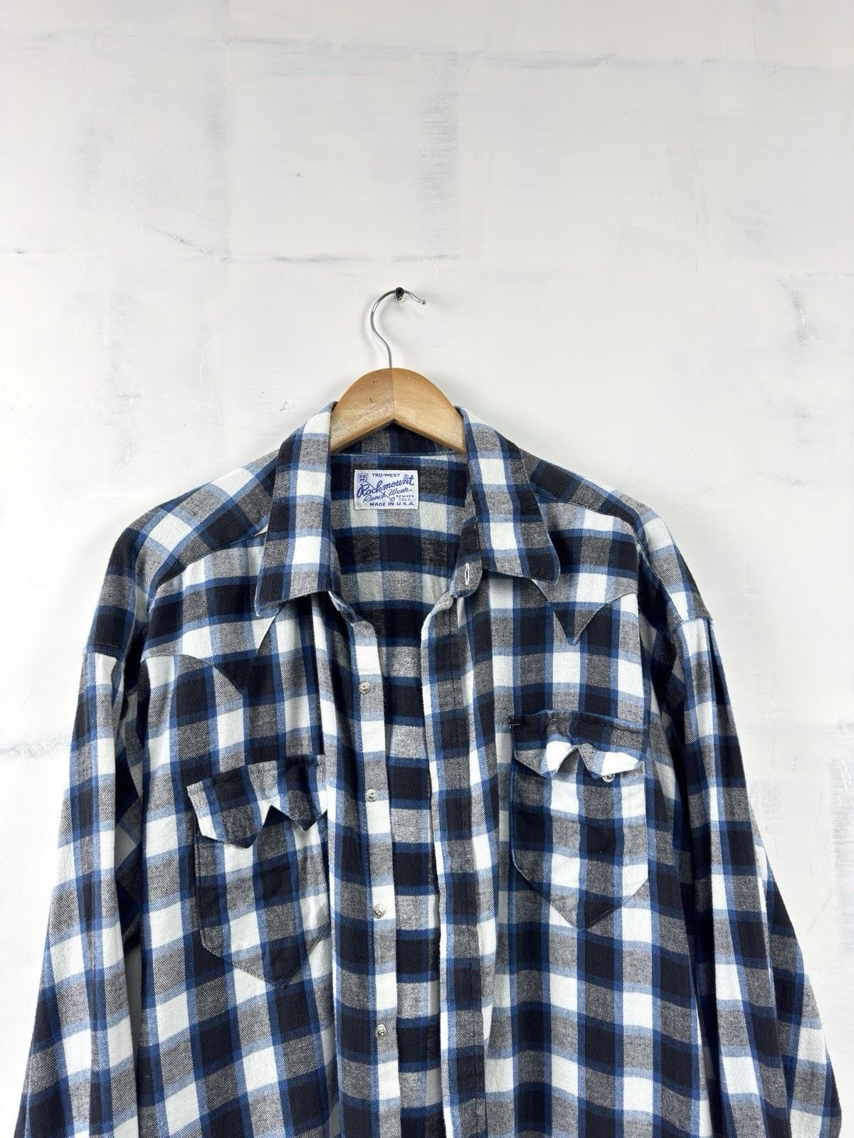 Rockmount Ranch Wear Rockmount Ranch Wear Made in USA Western Snap Shirt Size US XL / EU 56 / 4 - 2 Thumbnail