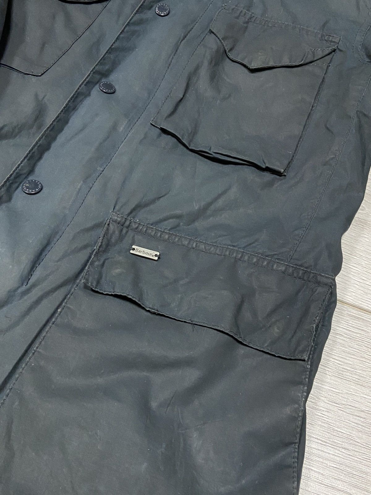 Barbour Vintage Barbour waxed Tailored Sapper jacket Size US S / EU 44-46 / 1 - 7 Thumbnail