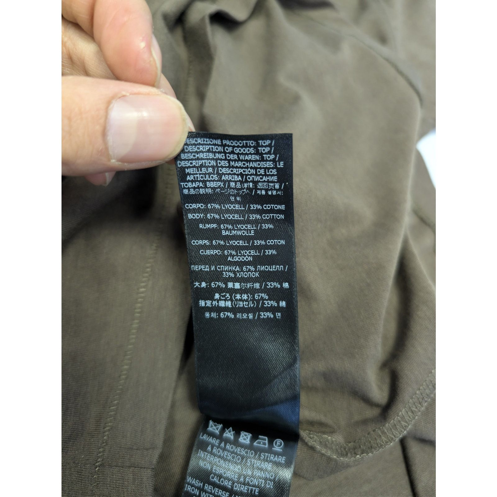 Tom Ford o1rshd1 CC20 T-Shirt in Brown Size US M / EU 48-50 / 2 - 17 Thumbnail