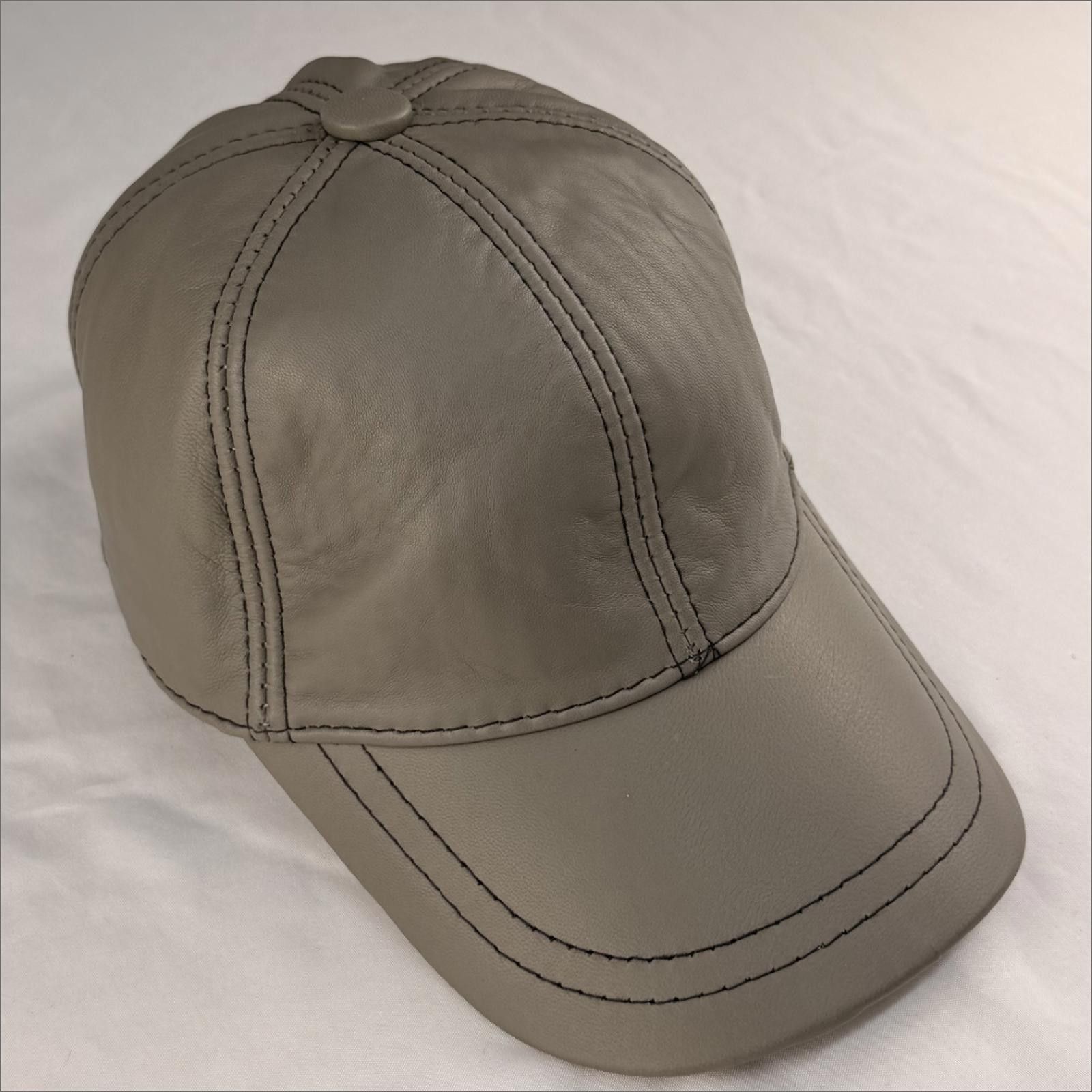 Other NEW Leather Baseball Cap - Premium Hat 090 Size ONE SIZE - 4 Thumbnail