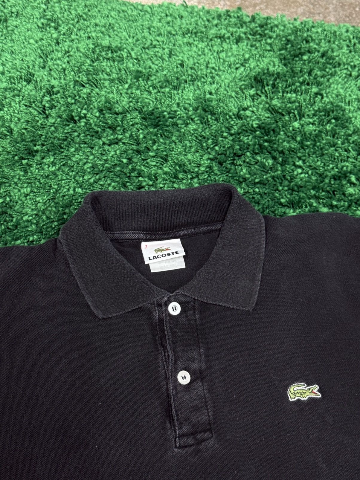 Lacoste Lacoste Black Aligator Logo Polo Y2K Medium Size US M / EU 48-50 / 2 - 2 Thumbnail