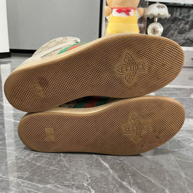 Gucci Gucci High-Top Dirty Sneakers - Size US 9.5 / EU 42-43 - 4 Thumbnail