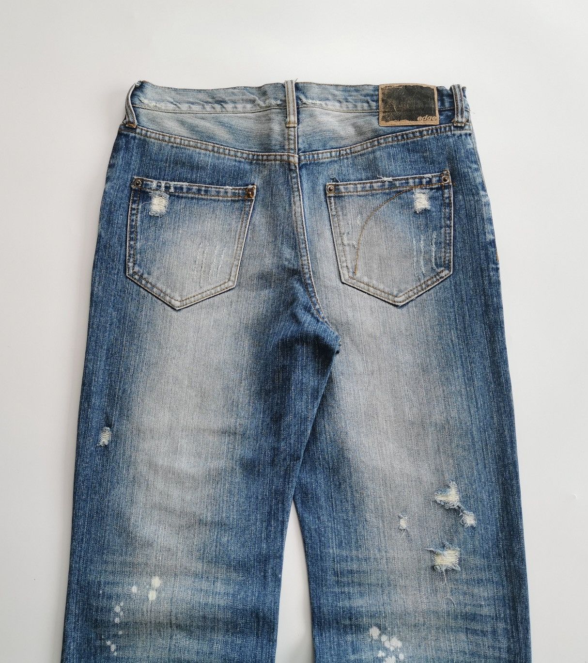Kapital Edge G-Land Boro Patchwork Destroyed Denim Jeans Size US 30 / EU 46 - 5 Thumbnail