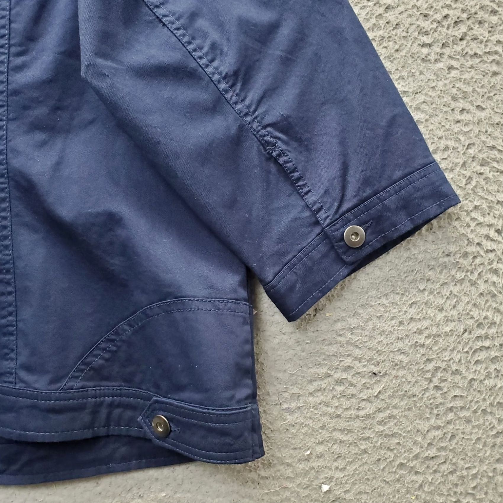 Vintage Dressbarn Shacket Womens 3X Navy Lightweight Collared Button Front Shirt Size XXL / US 16-18 / IT 52-54 - 7 Thumbnail