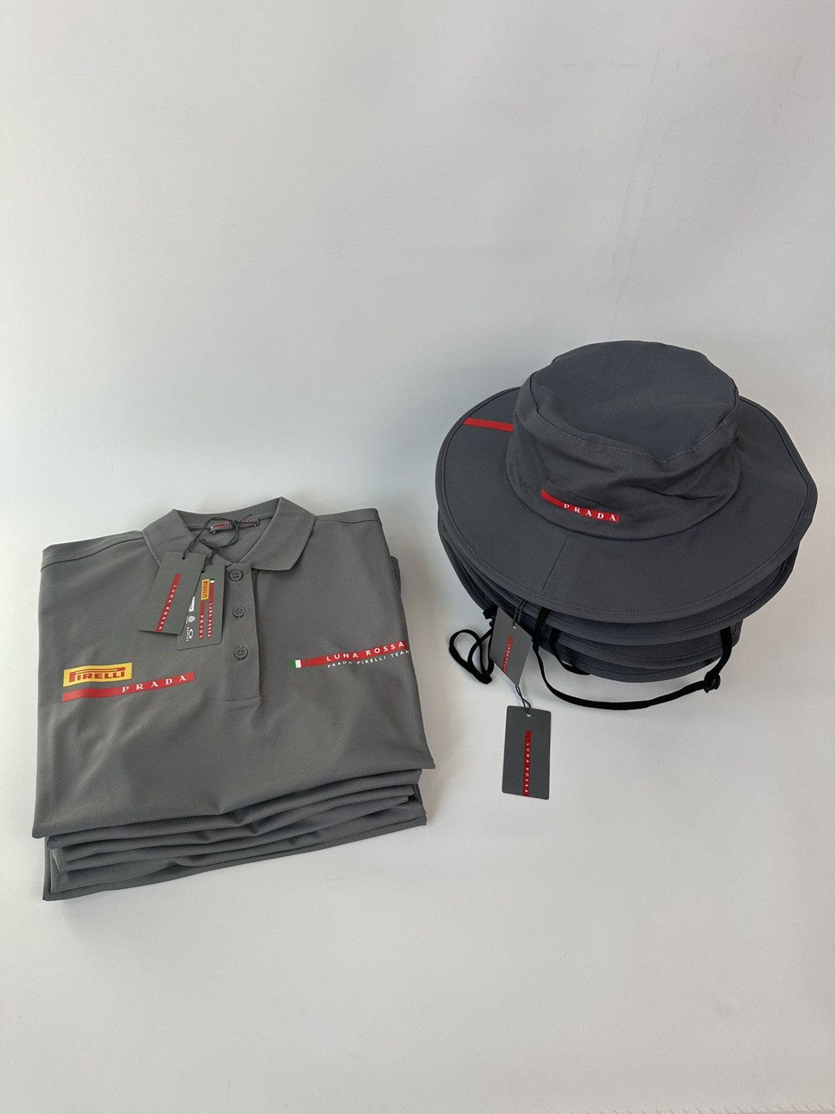 Prada Prada Luna Rossa Grey Polo - Womens Sizing Size XS / US 0-2 / IT 36-38 - 9 Thumbnail