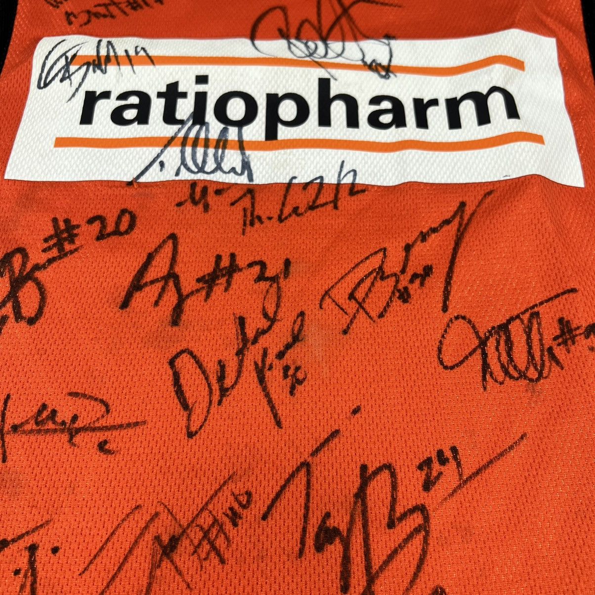 K1X Ratiopharm Ulm Per Gunther Signed Team Basketball Jersey Size US XS / EU 42 / 0 - 10 Thumbnail
