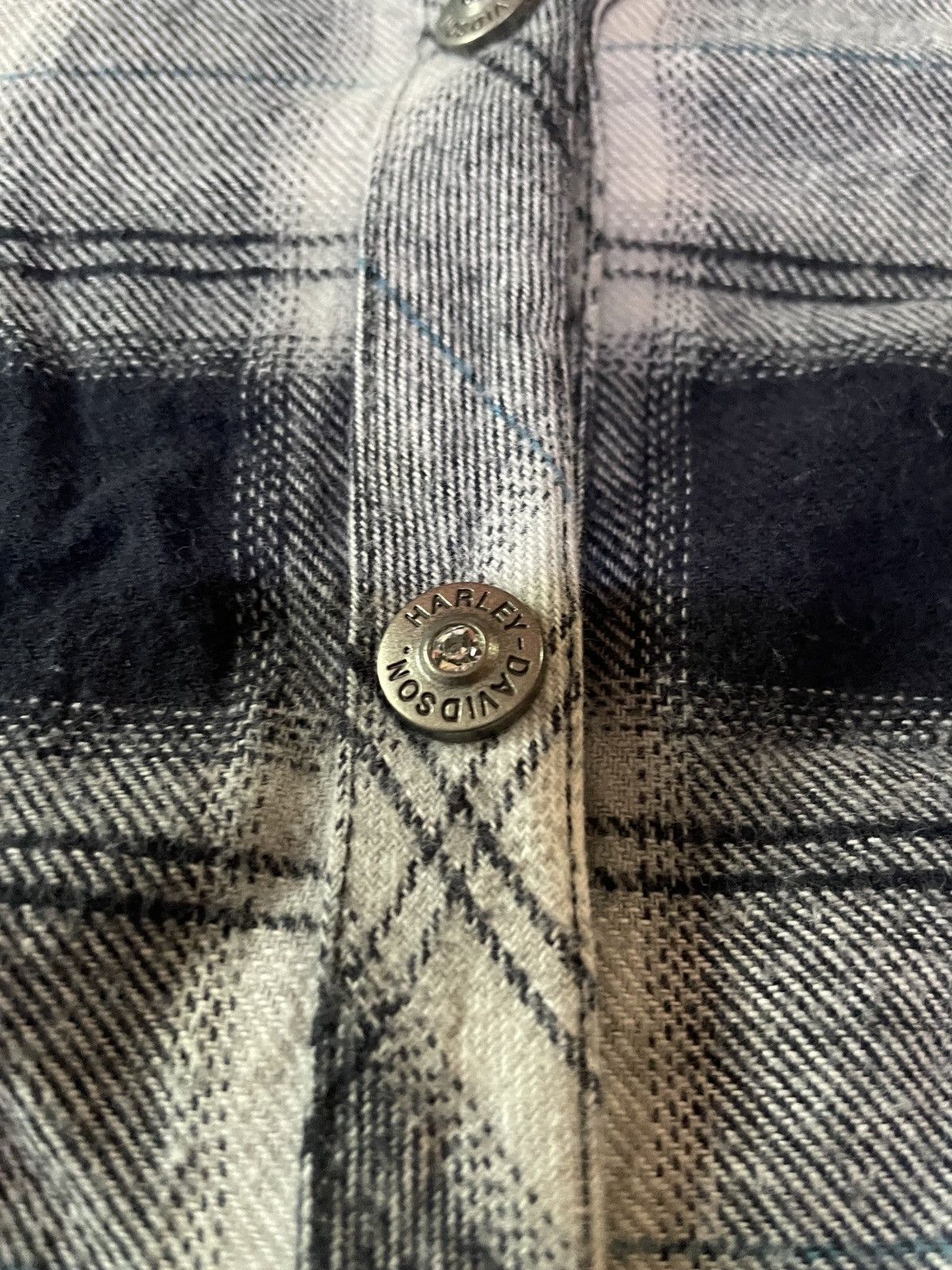 Vintage Vintage Harley Davidson Flannel plaids hooded embroidery szM Size M / US 6-8 / IT 42-44 - 6 Thumbnail
