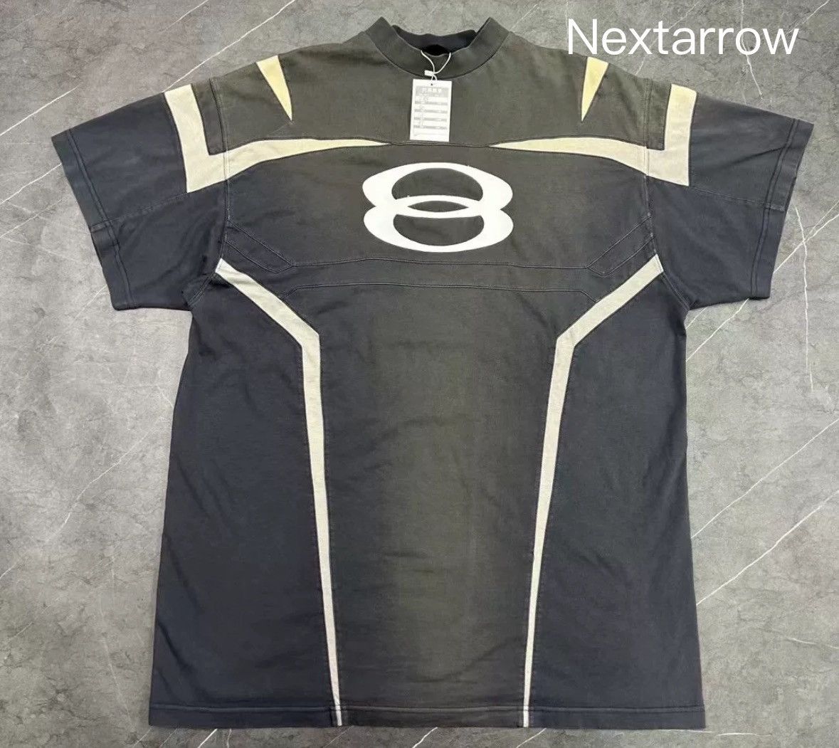 Balenciaga Balenciaga 24FW made old and heavily racing short sleeved Size US M / EU 48-50 / 2 - 1 Thumbnail