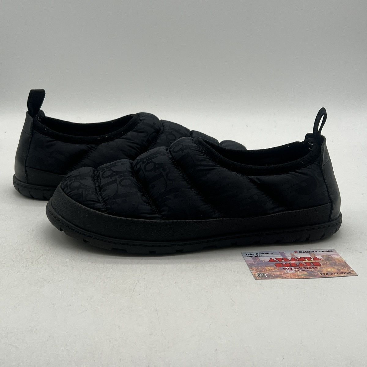Dior Dior snow slipper quilted Dior oblique black Size US 9 / EU 42 - 1 Thumbnail
