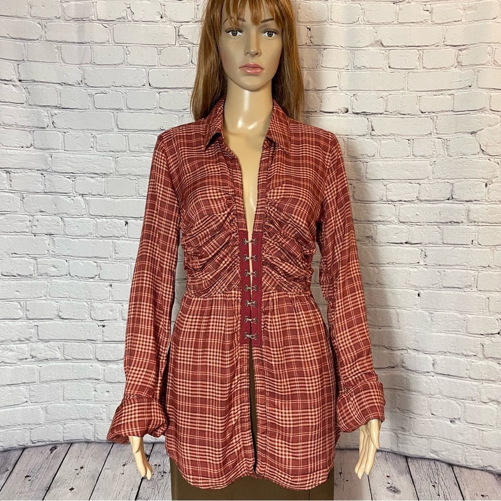 Free People NWT New $148 Free People Catalina Remade Shirt Size XS Size XS / US 0-2 / IT 36-38 - 2 Thumbnail