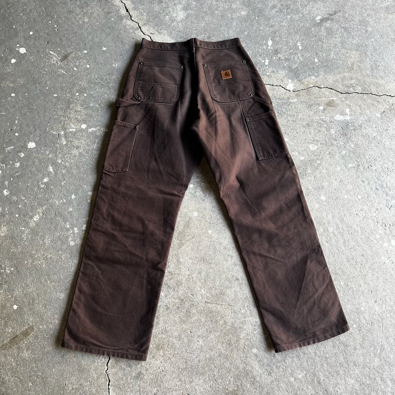 Carhartt × Vintage Carhartt brown double knee work wear carpenter pants Size US 30 / EU 46 - 3 Thumbnail