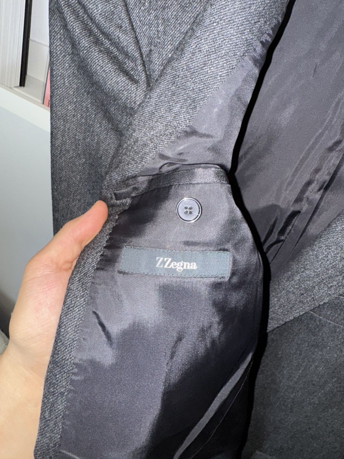 Z Zegna Ermenegildo Zegna Z Designer Luxury Blazer Jacket cashmir Size 48R - 3 Thumbnail