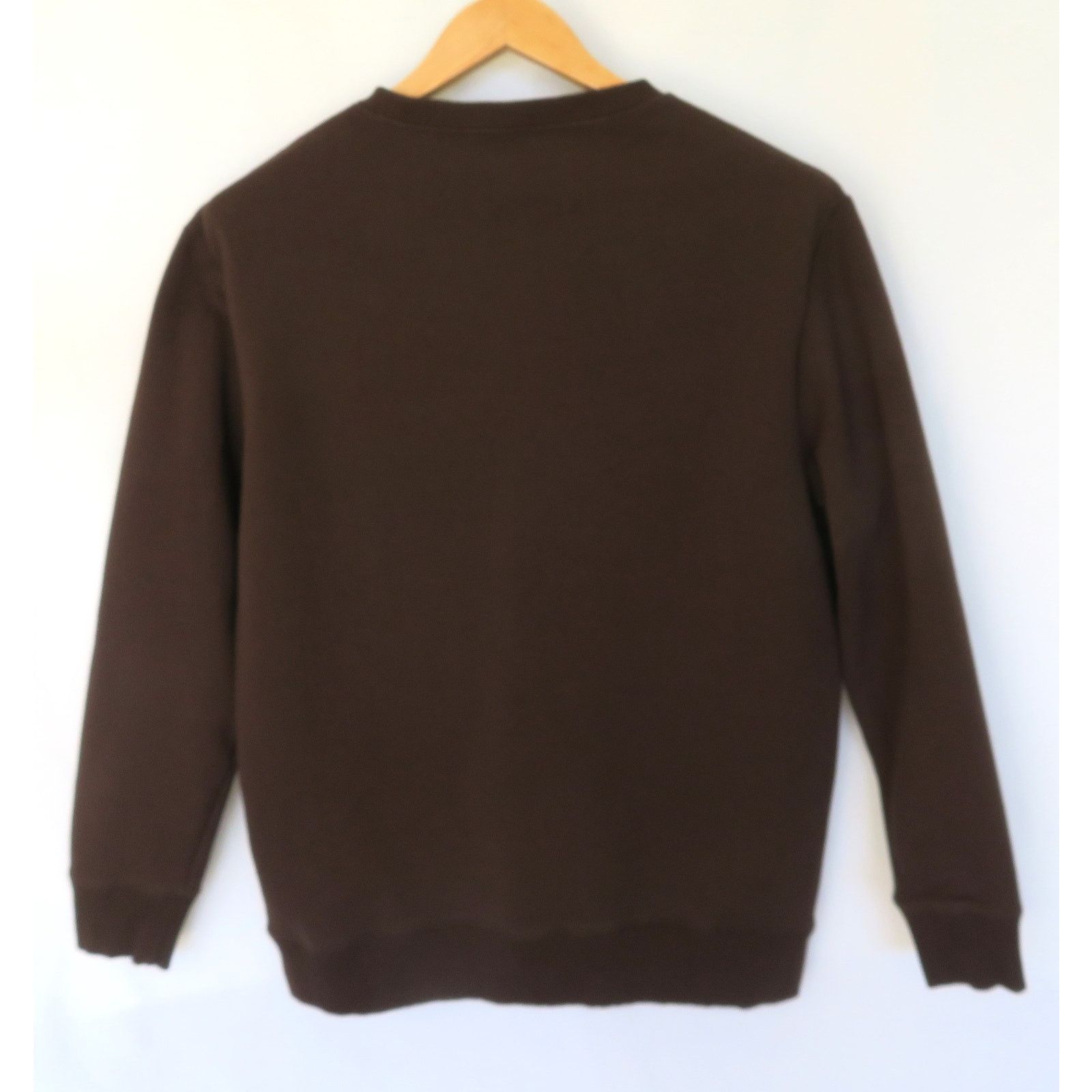 Other NATORI Bagani Men L Brown Zipper Pocket Crew Neck Sweatshirt Size US L / EU 52-54 / 3 - 4 Thumbnail