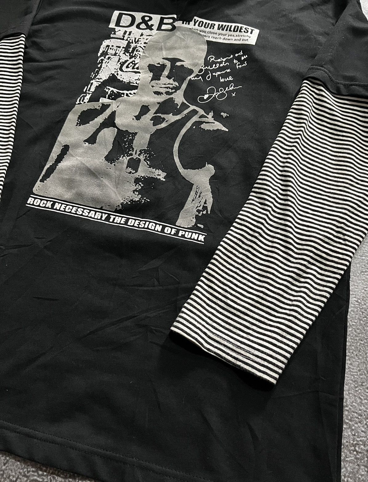 Japanese Brand Japanese CBK Sports Double Layer Punk Style Hoodie Size US L / EU 52-54 / 3 - 4 Thumbnail