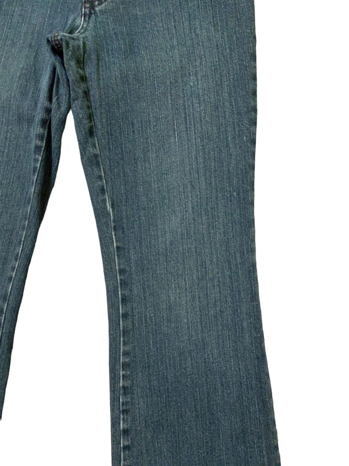 Harley Davidson Flared HARLEY DAVIDSON Leather Boot Cut Denim Jeans Size US 29 - 6 Thumbnail