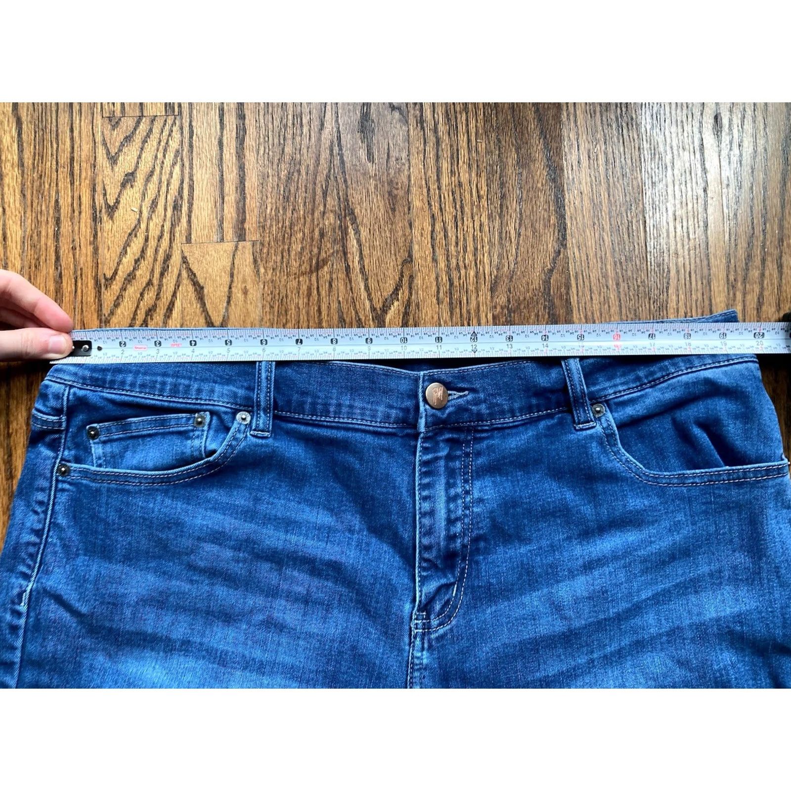 Denime Mugsy Jeans Kinzies FLX4NKZ Jeans Regular 40x29 Blue Denim Men Cotton Blend Stretch Straight 5-Pocket Mugsy Jeans Regular Fit Size US 40 / EU 56 - 6 Thumbnail