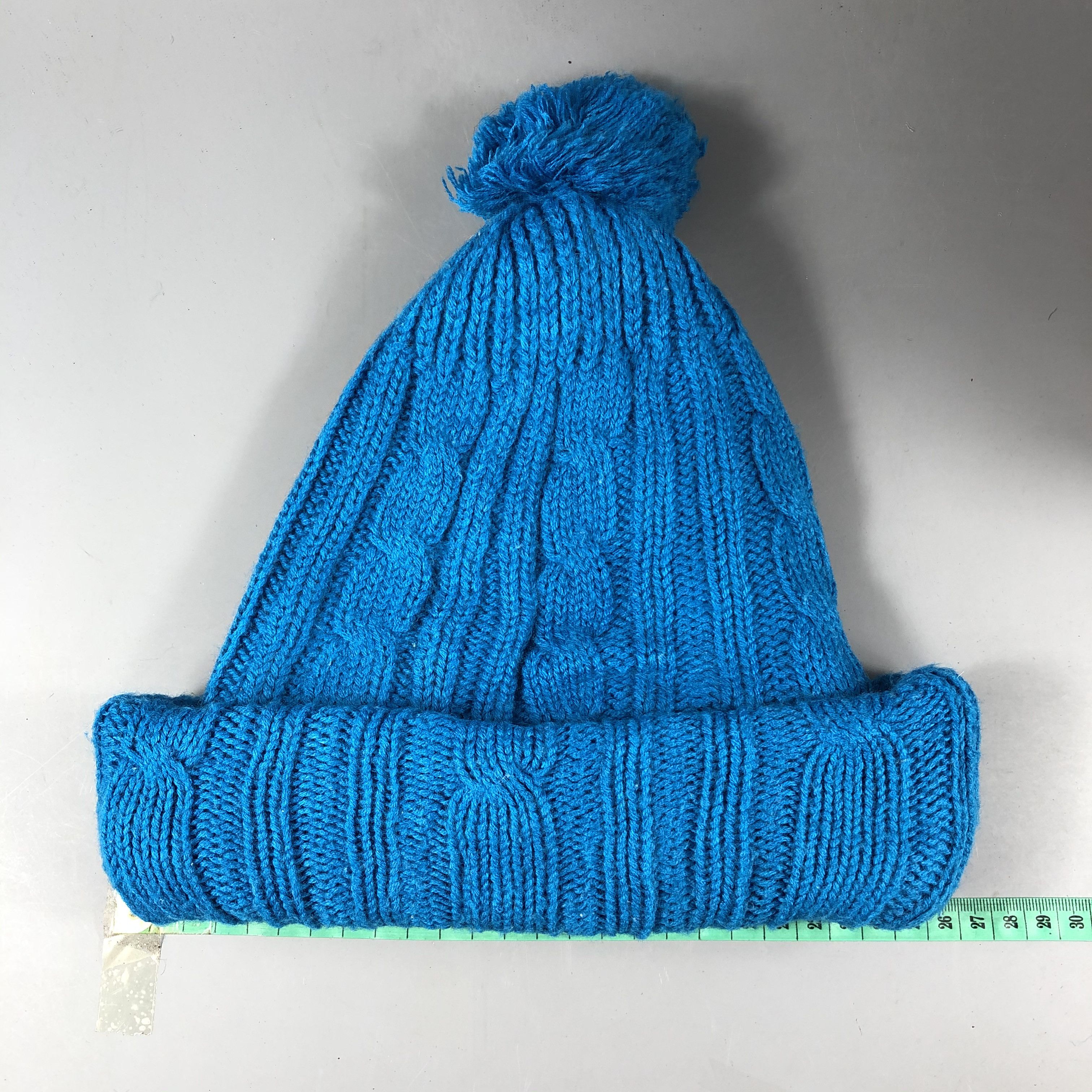 Japanese Brand Crochet Cable Knit Beanie Size ONE SIZE - 3 Thumbnail