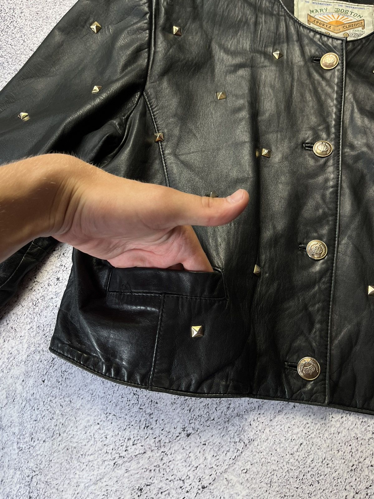 Vintage Crazy True Vintage Cycle Rider Leather Jacket Biker Rare Size S / US 4 / IT 40 - 9 Thumbnail