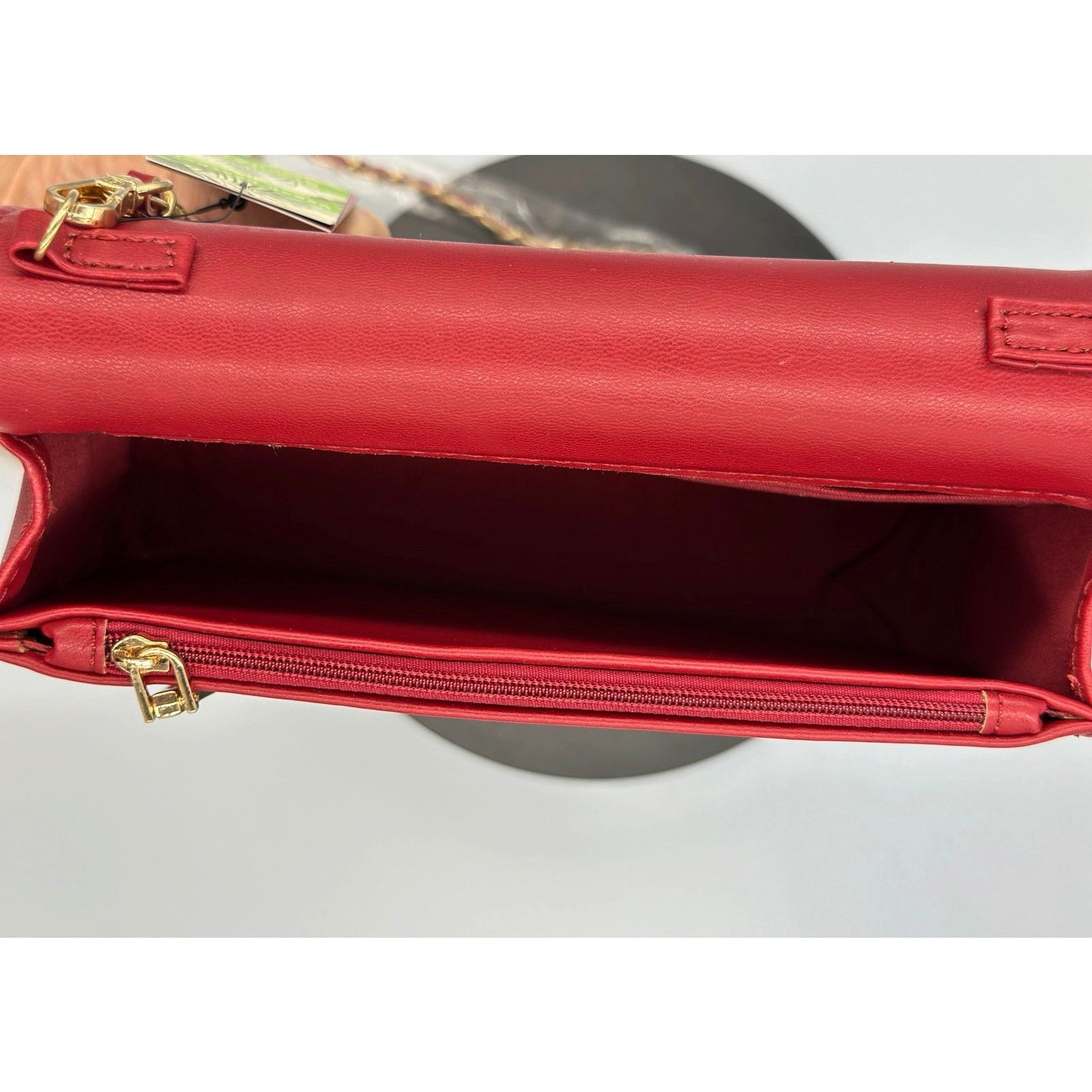 Badgley Mischka Badgley Mischka Debossed Logo Crossbody - Brick Red Size ONE SIZE - 11 Thumbnail