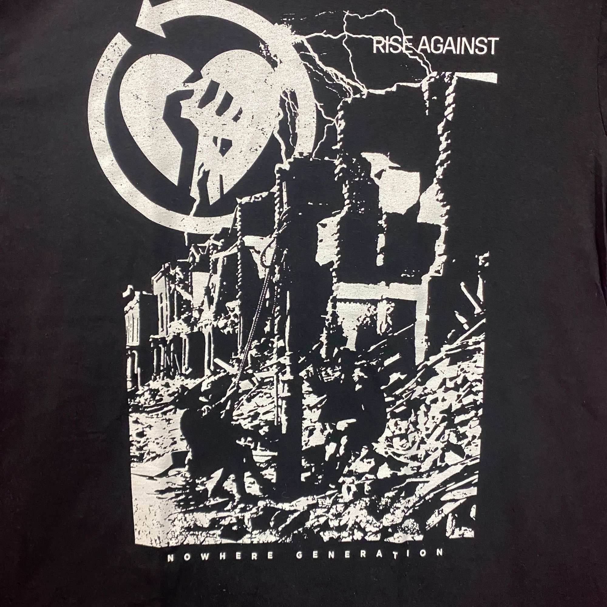 Band Tees Rise Against Nowhere Generation Tear Down T-shirt Medium Size US M / EU 48-50 / 2 - 2 Thumbnail