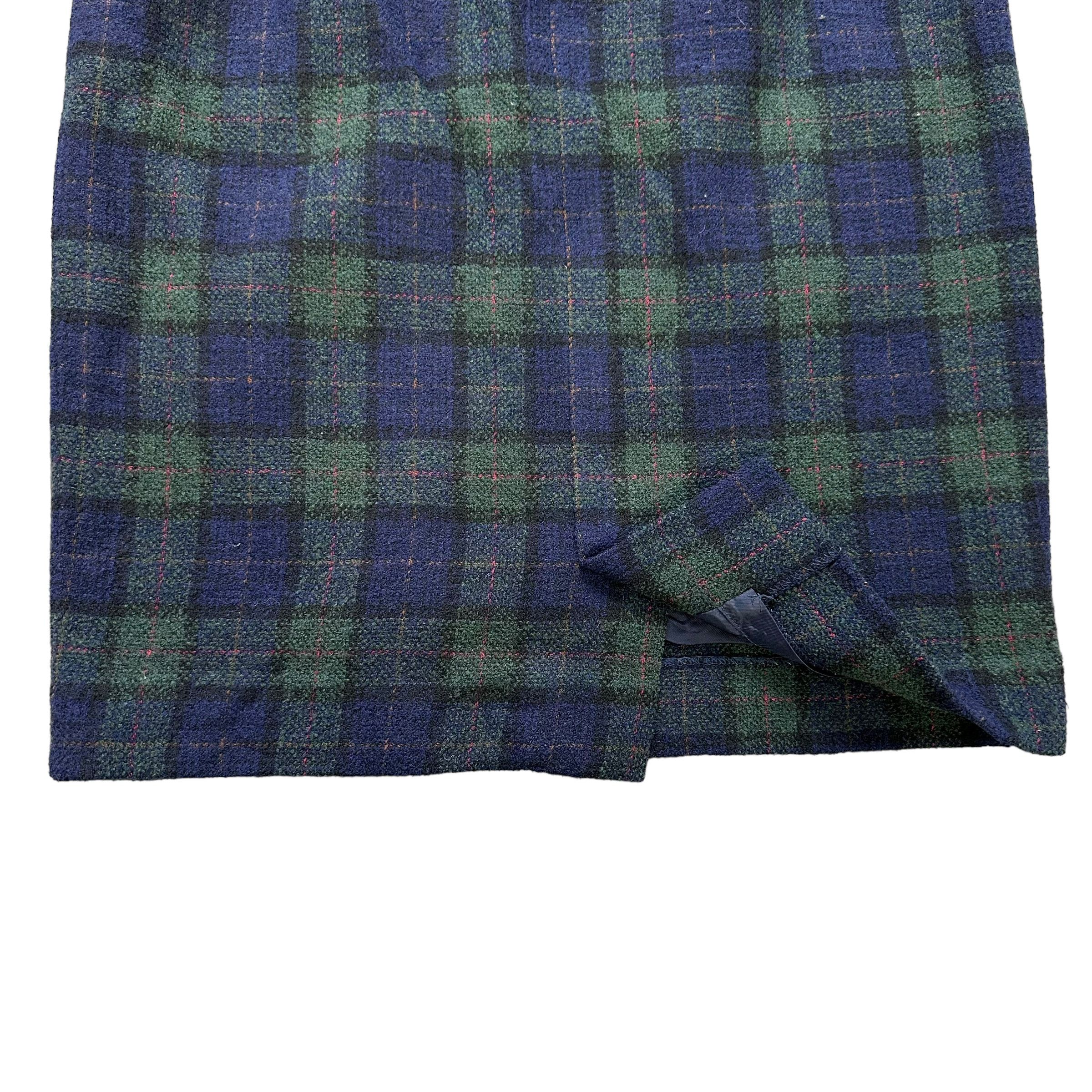 Burberry Burberrys Blue Green Nova Check Mini Skirt #A5-0113 Size 26" / US 2 / IT 38 - 9 Thumbnail