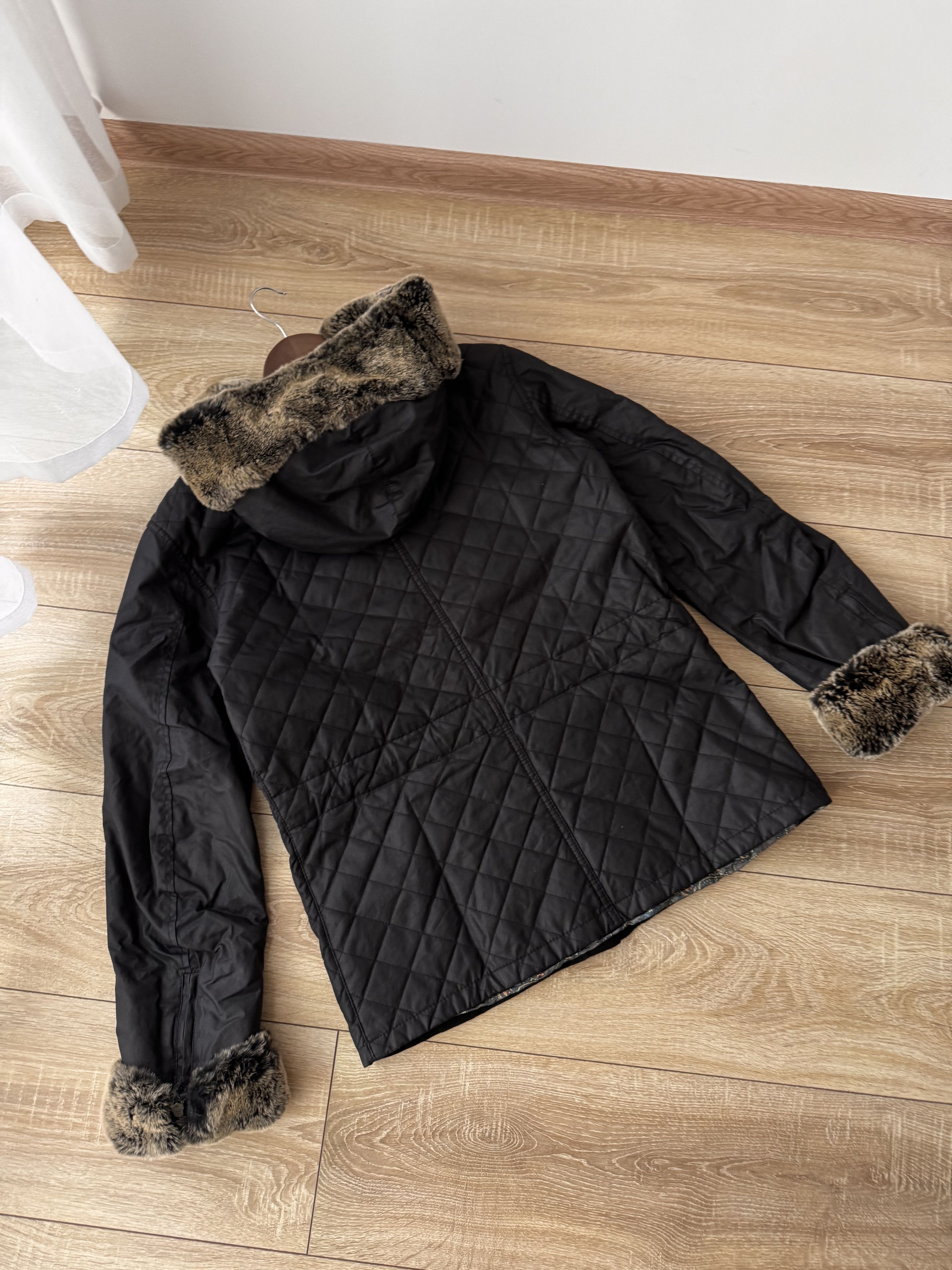 Belstaff Vintage Belstaff Luxury Wax Quilted Rabbit Fur W' Jacket Size L / US 10 / IT 46 - 6 Thumbnail