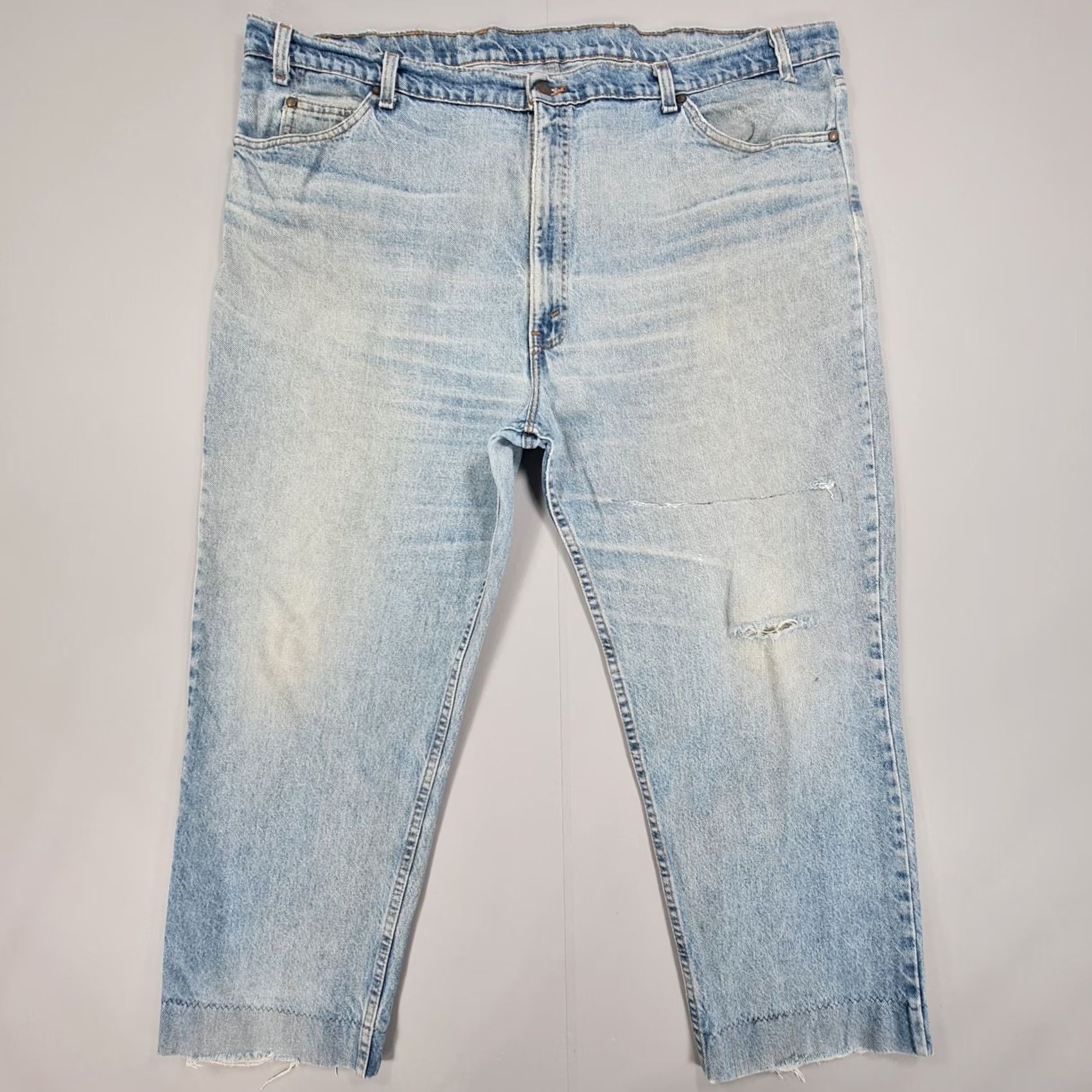 Levi's VINTAGE Levi's 540 Jeans Mens 48x27 Relaxed Fit Blue USA 90s Denim Cotton Zip Fly Straight Regular N/A Size US 32 / EU 48 - 2 Thumbnail